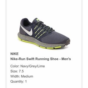 Nike mens 7.5 running shoes